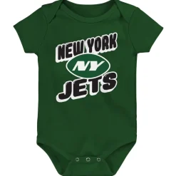 Rompers^New York Jets Infant Play Day Three-Pack Bodysuit Set
