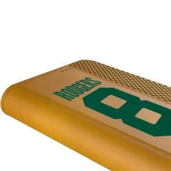 Phone Cases|Electronics^New York Jets Keyscaper Aaron Rodgers Brown Folio IPhone Case