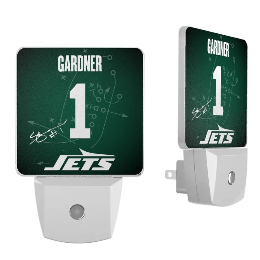 Lighting^New York Jets Keyscaper Ahmad Sauce Gardner Nightlight 2-Pack