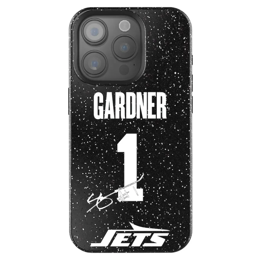 Phone Cases^New York Jets Keyscaper Ahmad Sauce Gardner Black Bling IPhone Case