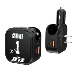 Phone Cases|Electronics^New York Jets Keyscaper Ahmad Sauce Gardner Ready 2-in-1 USB Charger