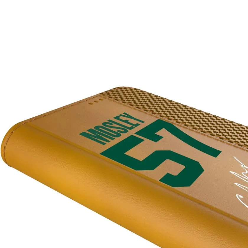 Phone Cases|Electronics^New York Jets Keyscaper C.J. Mosley Brown Folio IPhone Case