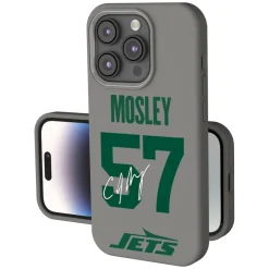 Phone Cases|Electronics^New York Jets Keyscaper C.J. Mosley Gray Ready Soft Touch IPhone Case