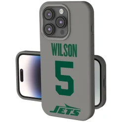 Phone Cases|Electronics^New York Jets Keyscaper Garrett Wilson Gray Ready Soft Touch IPhone Case