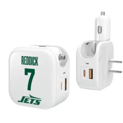Phone Cases|Electronics^New York Jets Keyscaper Haason Reddick Ready 2-in-1 USB Charger