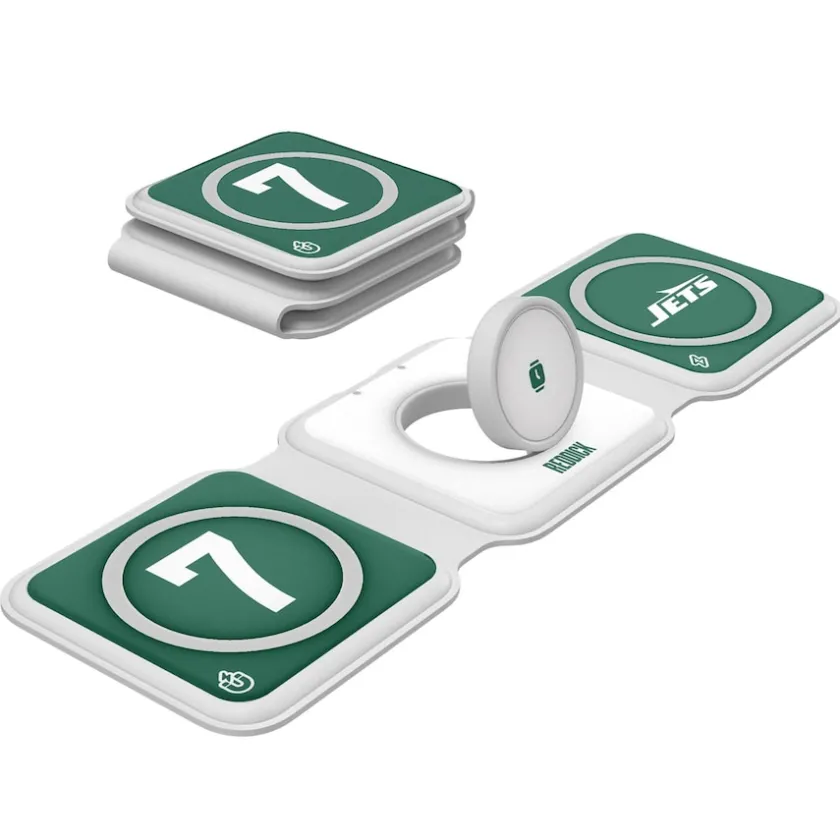 Phone Cases|Electronics^New York Jets Keyscaper Haason Reddick 3-in-1 Foldable Charger