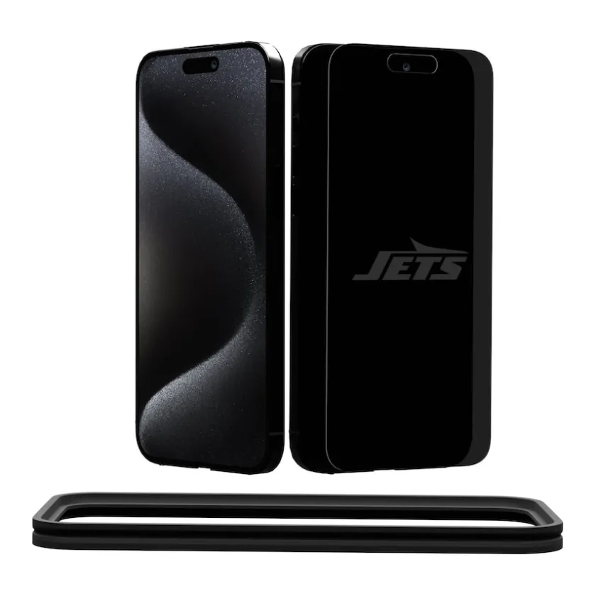 Phone Cases|Electronics^New York Jets Keyscaper IPhone Privacy Glass Disappearing Logo Screen Protector