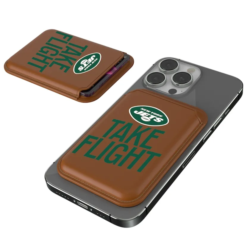 Checkbooks-Wallets^New York Jets Keyscaper Illustrated Magnetic Phone Credit Card Wallet