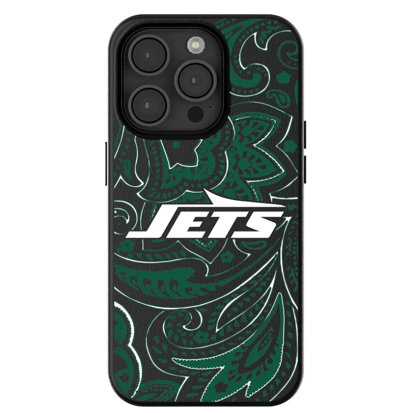 Phone Cases|Electronics^New York Jets Keyscaper Paisley IPhone Magnetic Bump Case