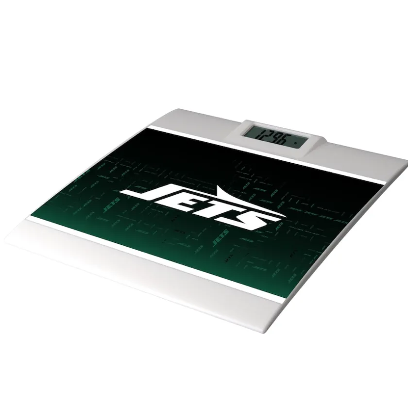 Game Room^New York Jets Keyscaper Quadtile Design Digital Bathroom Scale