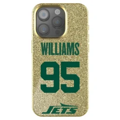 Phone Cases^New York Jets Keyscaper Quinnen Williams Gold Bling IPhone Case