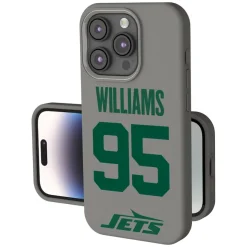 Phone Cases|Electronics^New York Jets Keyscaper Quinnen Williams Gray Ready Soft Touch IPhone Case
