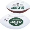 Autographed Items|Footballs^New York Jets Keyshawn Johnson Autographed Wilson White Panel Football