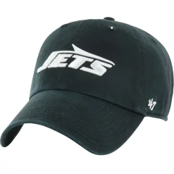 Hats|Men^New York Jets Men's '47 Black Secondary Clean Up Adjustable Hat