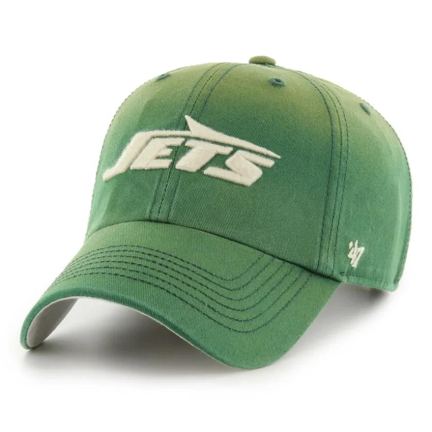 Hats|Men^New York Jets Men's '47 Green Dusted Relaxed Clean Up Adjustable Hat