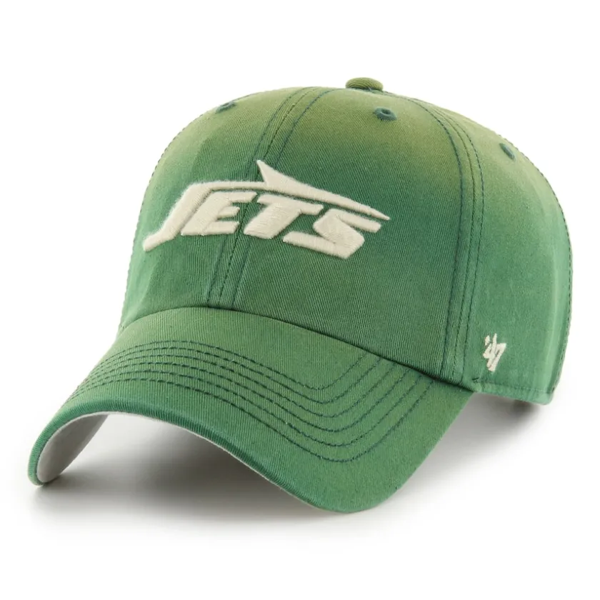 Hats|Men^New York Jets Men's '47 Green Dusted Relaxed Clean Up Adjustable Hat