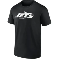 T-Shirts|Men^New York Jets Men's Black Team Lockup T-Shirt