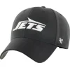 Adjustable^New York Jets Men's '47 Black MVP Adjustable Hat
