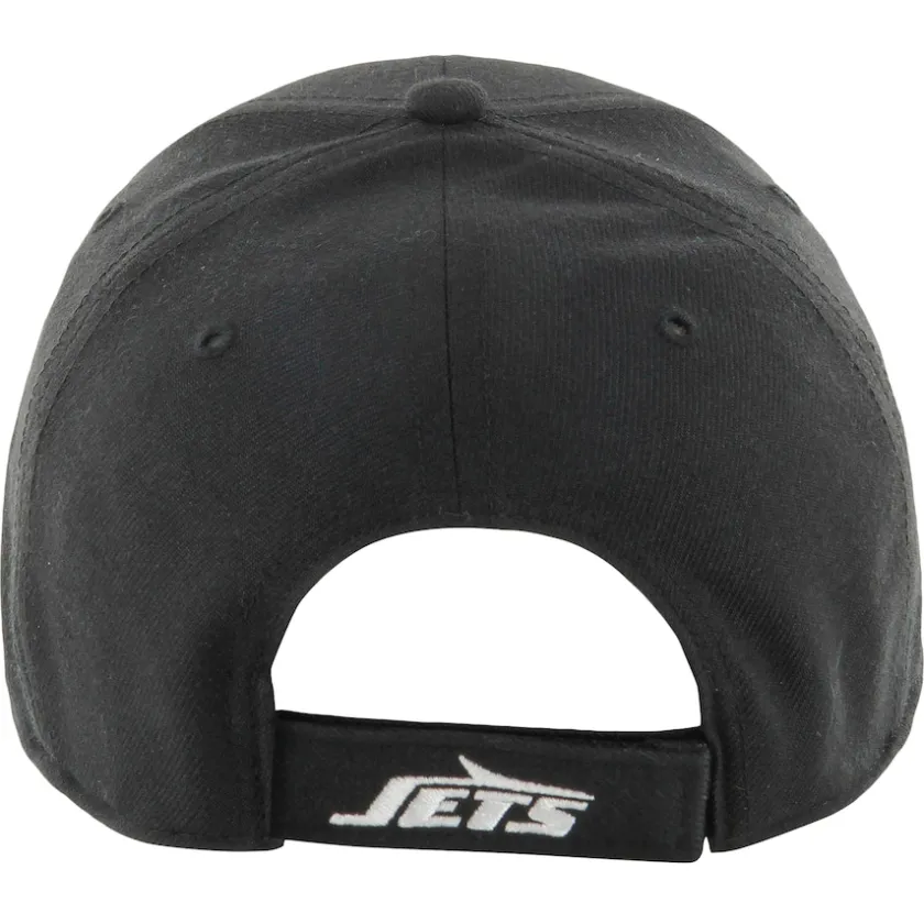 Adjustable^New York Jets Men's '47 Black MVP Adjustable Hat