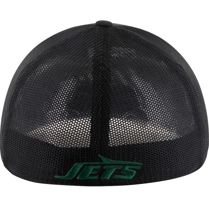 Hats|Men^New York Jets Men's '47 Black Blackball Trophy Flex Hat