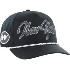 Adjustable^New York Jets Men's '47 Black Overhand Speckle Hitch Adjustable Hat