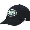 Hats|Men^New York Jets Men's '47 Black Secondary Clean Up Adjustable Hat