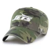 Hats|Men^New York Jets Men's '47 Camo Woodland Clean Up Adjustable Hat