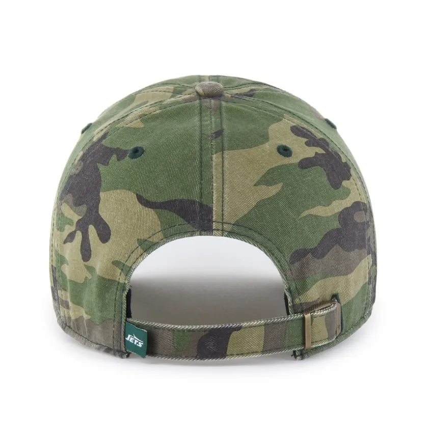 Hats|Men^New York Jets Men's '47 Camo Woodland Clean Up Adjustable Hat
