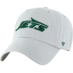 Hats|Men^New York Jets Men's '47 Gray Team Clean Up Adjustable Hat