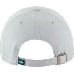 Hats|Men^New York Jets Men's '47 Gray Team Clean Up Adjustable Hat