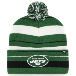 Knit^New York Jets Men's '47 Green Powerline Cuffed Knit Hat With Pom