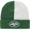 Knit^New York Jets Men's '47 Green Fracture Cuffed Knit Hat