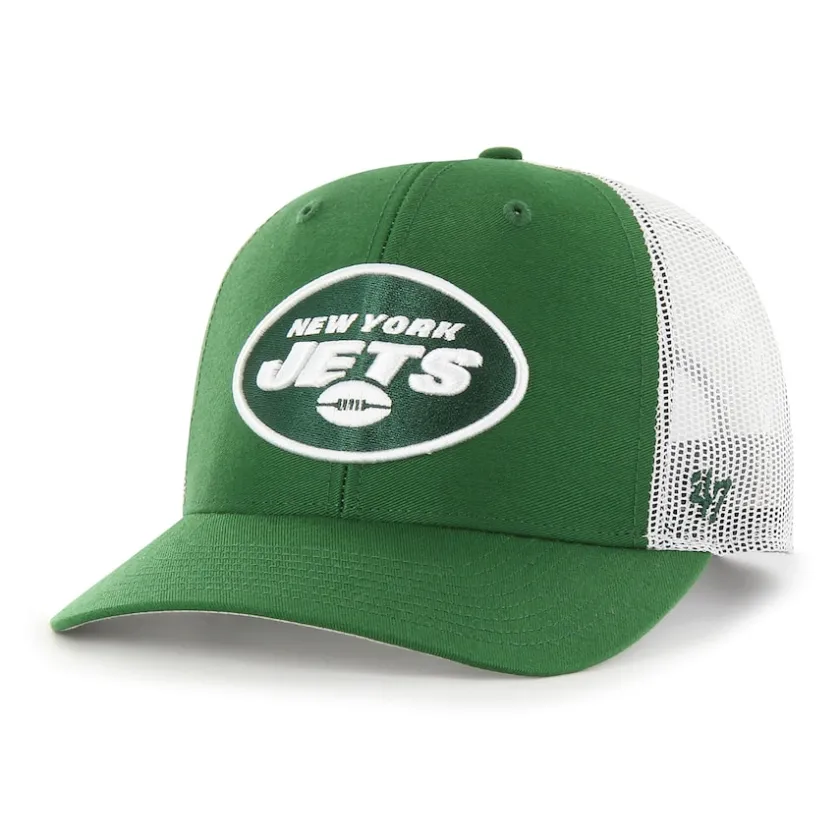 Hats|Men^New York Jets Men's '47 Green Adjustable Trucker Hat