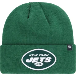 Hats|Men^New York Jets Men's '47 Green Primary Cuffed Knit Hat