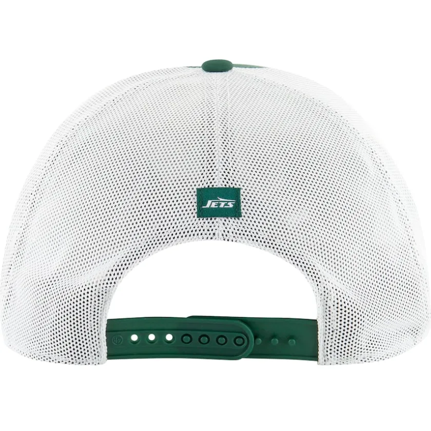 Hats|Men^New York Jets Men's '47 Green/White Downburst Relaxed Hitch Trucker Adjustable Hat
