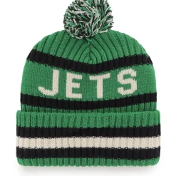 Hats|Men^New York Jets Men's '47 Kelly Green Legacy Bering Cuffed Knit Hat With Pom