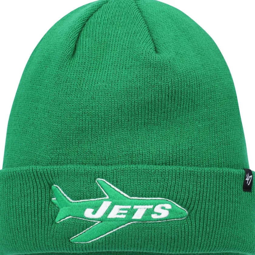 Knit^New York Jets Men's '47 Kelly Green Legacy Cuffed Knit Hat