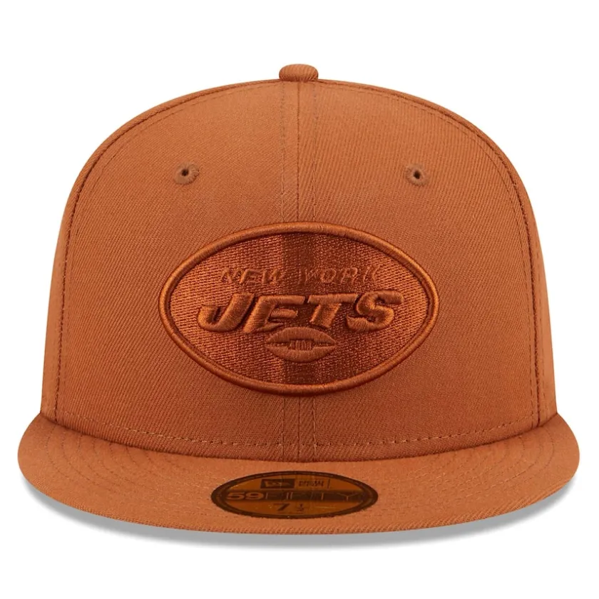 Fitted^New York Jets Men's New Era Brown Color Pack 59FIFTY Fitted Hat