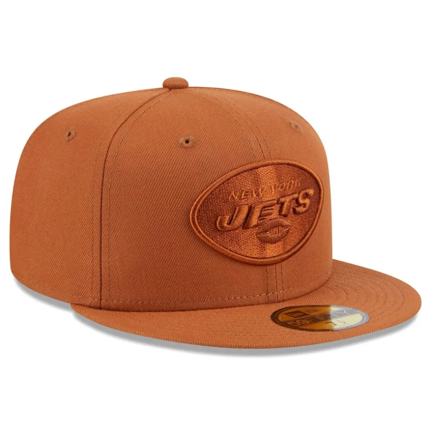 Fitted^New York Jets Men's New Era Brown Color Pack 59FIFTY Fitted Hat