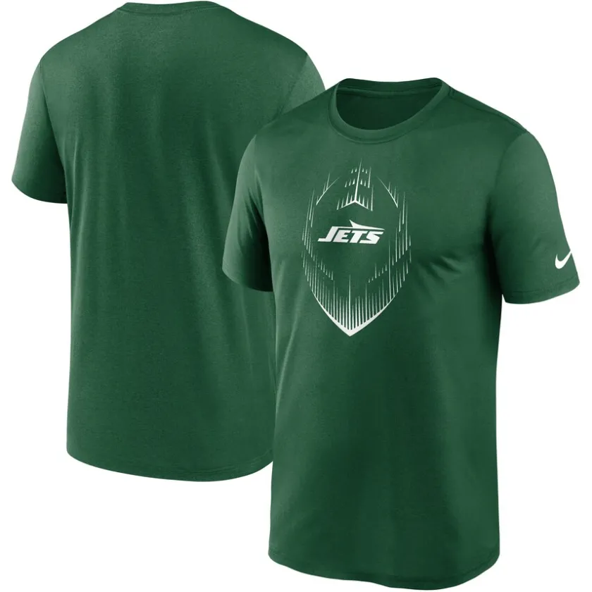 Big & Tall^New York Jets Men's Nike Green Big & Tall Blitz Legend Icon T-Shirt