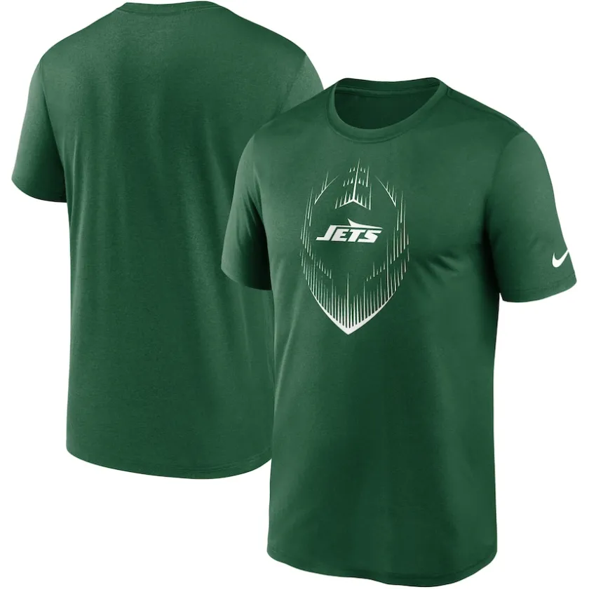 Big & Tall^New York Jets Men's Nike Green Big & Tall Blitz Legend Icon T-Shirt