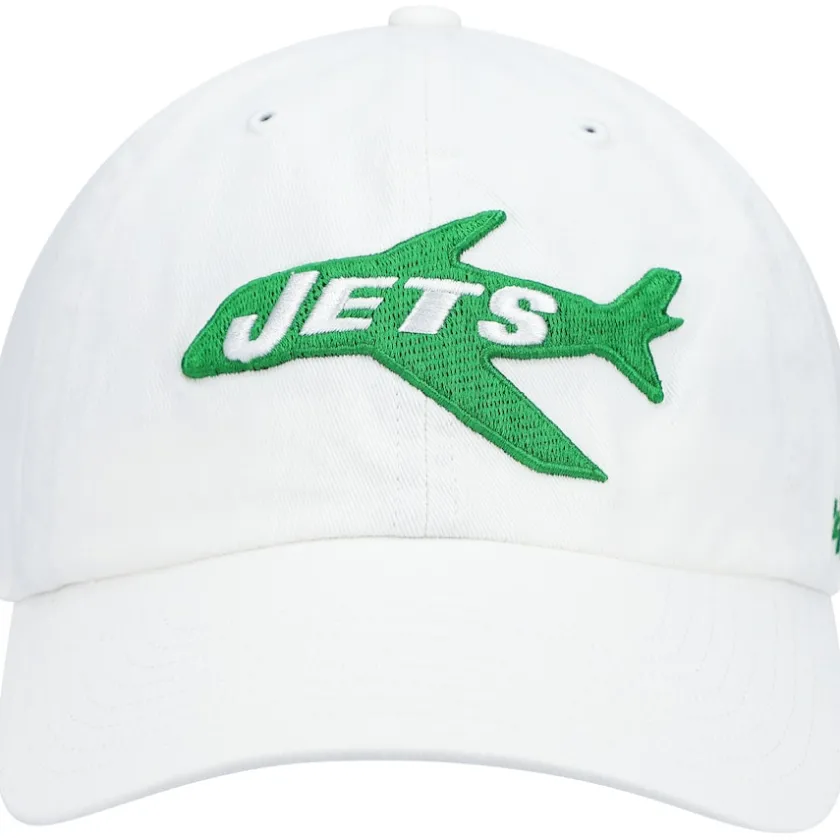 Adjustable^New York Jets Men's '47 White Clean Up Legacy Adjustable Hat