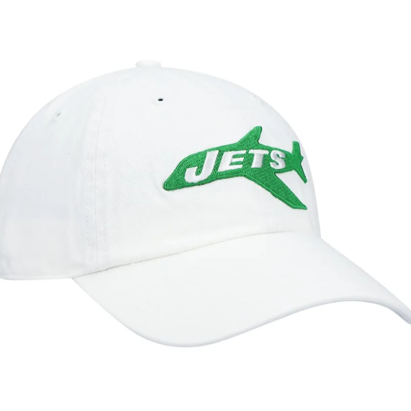 Adjustable^New York Jets Men's '47 White Clean Up Legacy Adjustable Hat