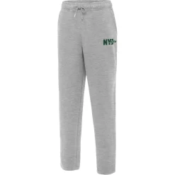 Shorts & Pants^New York Jets Men's Antigua Heather Gray Victory Sweatpants