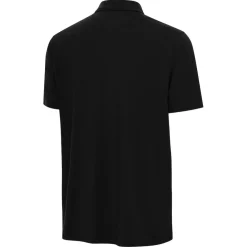 Polos^New York Jets Men's Antigua Black Era Polo