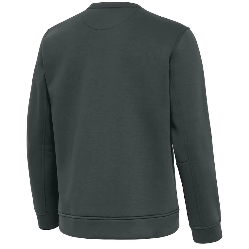 Jackets^New York Jets Men's Antigua Pewter Relevant Lightweight Pullover Sweatshirt