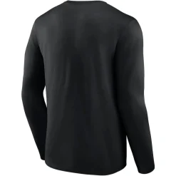 Long Sleeved^New York Jets Men's Black Secondary Logo Long Sleeve T-Shirt