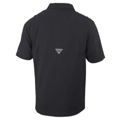 Polos^New York Jets Men's Columbia Black Omni-Wick Flycaster Pocket Polo