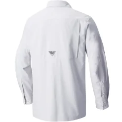 Sweaters & Dress Shirts^New York Jets Men's Columbia White Slack Tide Omni-Wick Button-Up Long Sleeve Shirt