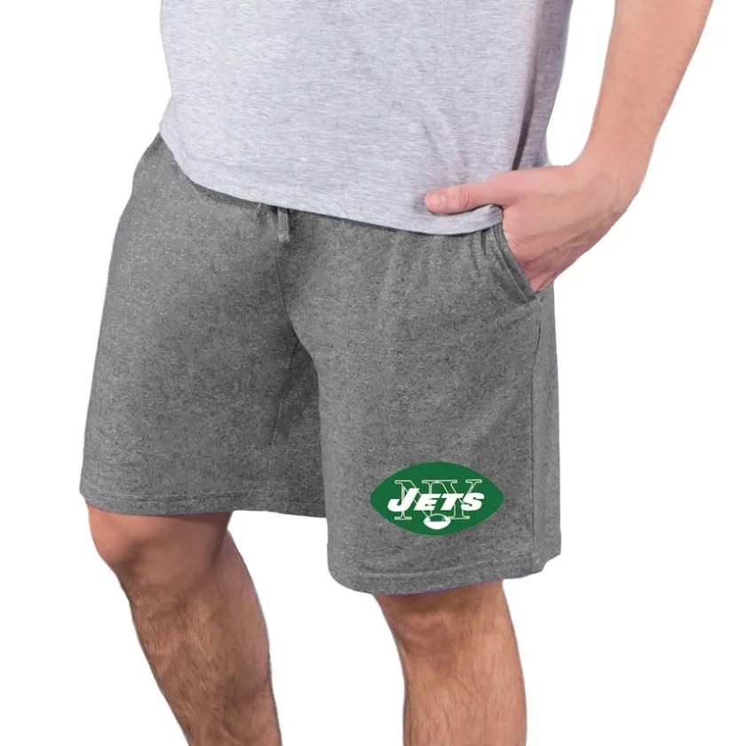 Underwear & Sleepwear^New York Jets Men's Concepts Sport Charcoal Quest Knit Jam Shorts
